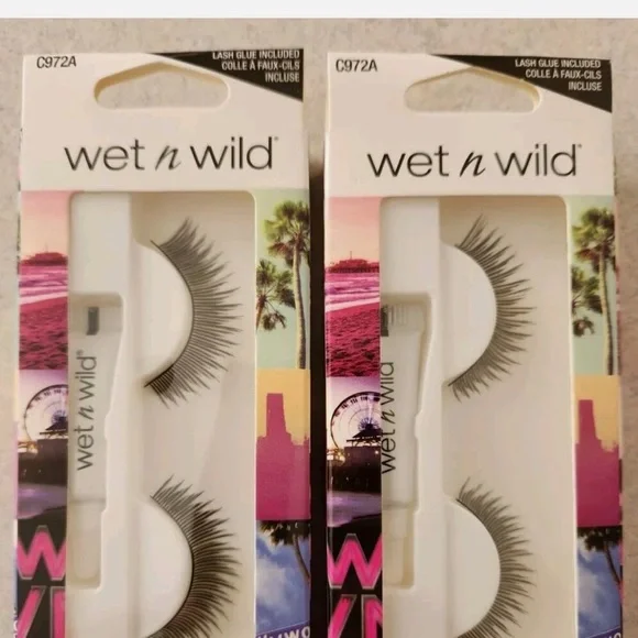 Wet n Wild Shutter Shock Kit 4 PAIRS  Eyelashes & Glue - Picture 3 of 8